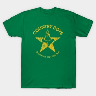 Country Boys, Growin Up Tough T-Shirt